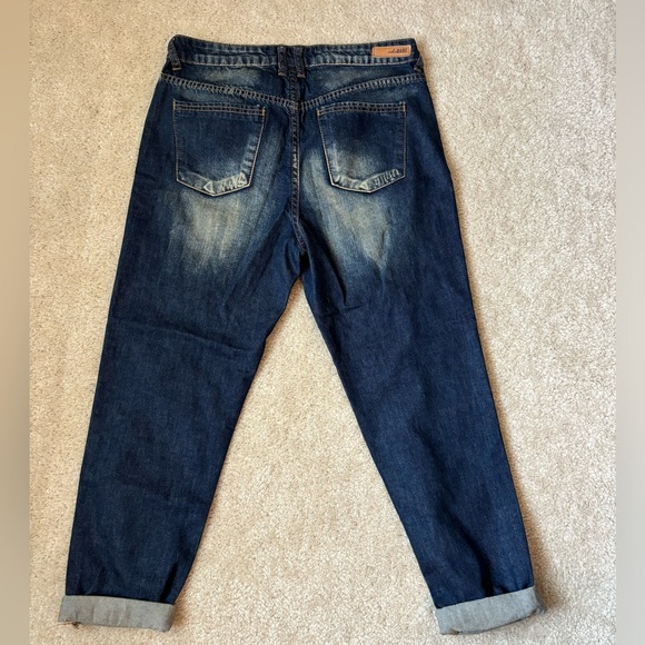 Soho Babe Distressed Ankle Denim Made in the U.S. Jeans Junior’s 7 - Picture 13 of 16